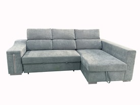 Chaise Longue 3 Plazas Color Gris miniatura 2