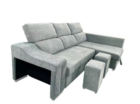 Chaise Longue 3 Plazas Color Gris miniatura 5