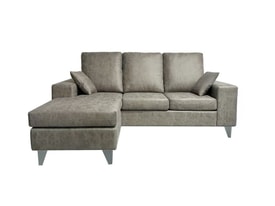 Chaise Longue 3 Plazas Color Gris miniatura 2
