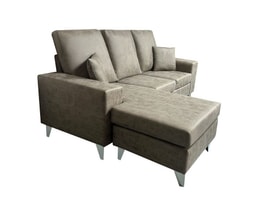 Chaise Longue 3 Plazas Color Gris miniatura 3