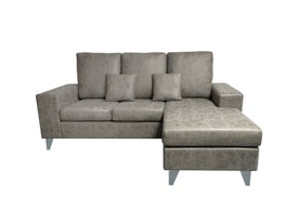 Chaise Longue 3 Plazas Color Gris miniatura 4