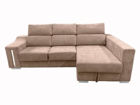 Chaise Longue 3 Plazas Color Beige miniatura 2
