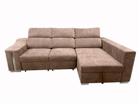 Chaise Longue 3 Plazas Color Beige miniatura 2
