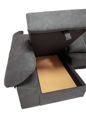 Chaise Longue 3 Plazas Color Perla miniatura 4