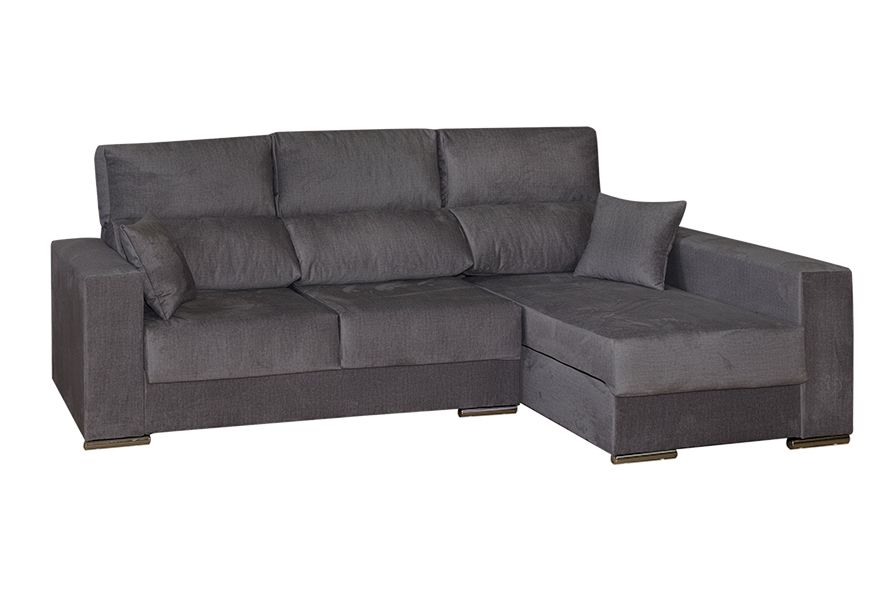 Chaise Longue 3 Plazas Color Gris