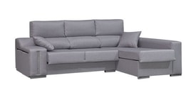 Chaise Longue 3 Plazas Color Gris