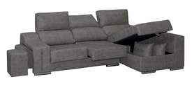 Chaise Longue 3 Plazas Color Gris miniatura 3