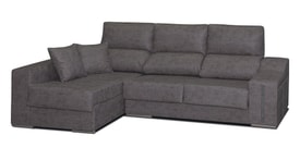 Chaise Longue 2 Plazas Color Gris miniatura 1