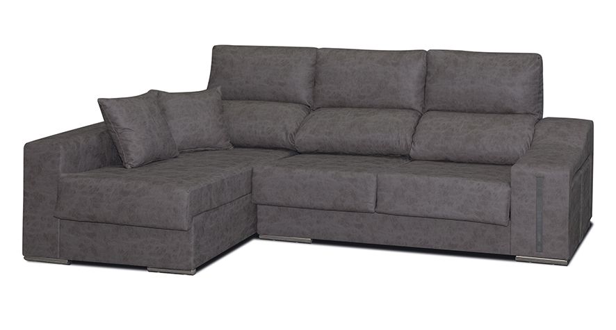 Chaise Longue 3 Plazas Color Gris