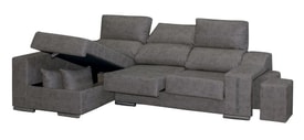Chaise Longue 3 Plazas Color Gris
