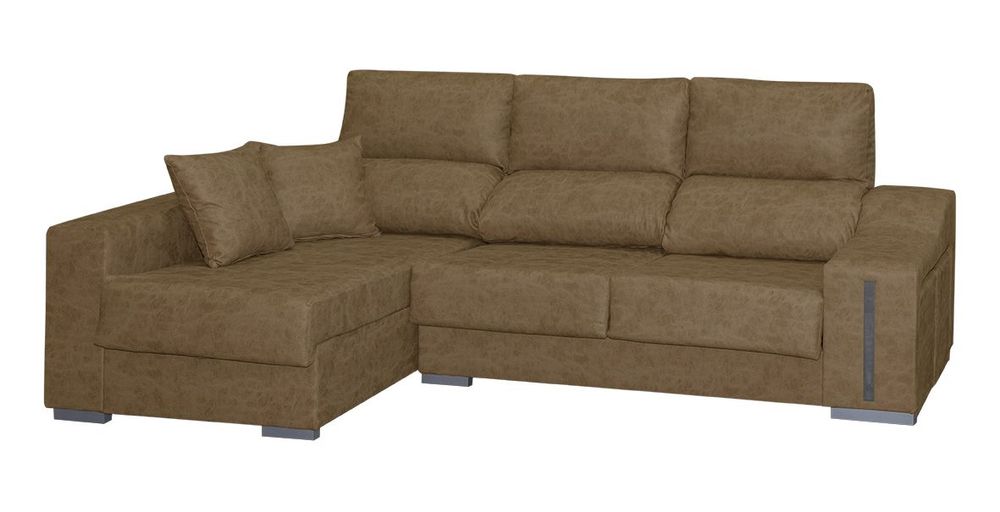 Chaise Longue 3 Plazas Color Piedra