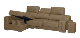 Chaise Longue 3 Plazas Color Piedra miniatura 2