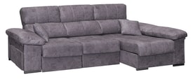 Chaise Longue 3 Plazas Color Gris miniatura 1