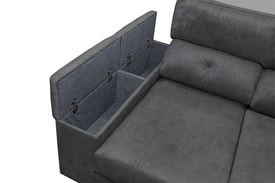 Chaise Longue 3 Plazas Color Gris miniatura 5