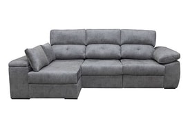 Chaise Longue 2 Plazas Color Gris miniatura 1