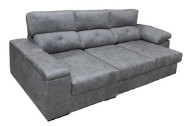 Chaise Longue 2 Plazas Color Gris miniatura 3