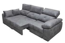 Chaise Longue 2 Plazas Color Gris miniatura 4