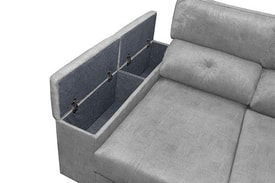 Chaise Longue 3 Plazas Color Perla miniatura 5