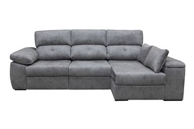 Chaise Longue 2 Plazas Color Gris miniatura 1