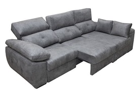 Chaise Longue 2 Plazas Color Gris miniatura 3