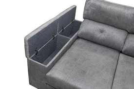 Chaise Longue 2 Plazas Color Gris miniatura 5