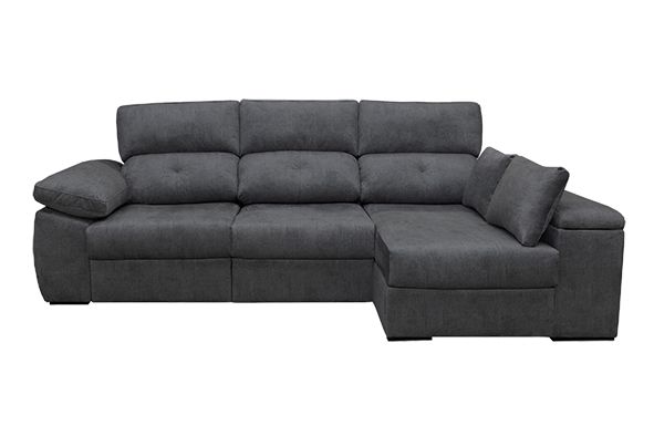 Chaise Longue 3 Plazas Color Gris