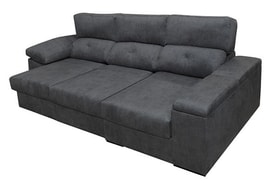 Chaise Longue 3 Plazas Color Gris miniatura 3