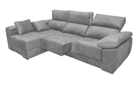 Chaise Longue 2 Plazas Color Gris miniatura 2