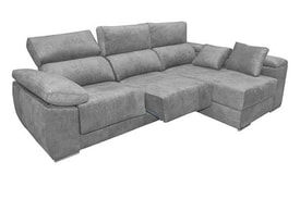 Chaise Longue 2 Plazas Color Gris miniatura 3