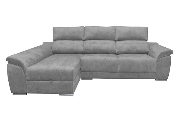 Chaise Longue 3 Plazas Color Gris