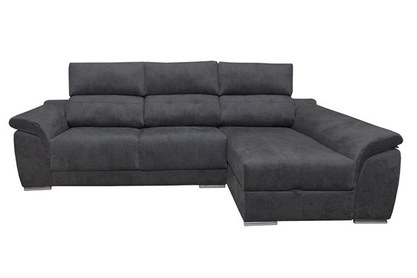 Chaise Longue 3 Plazas Color Gris