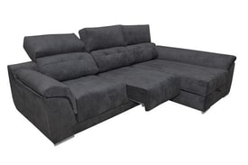 Chaise Longue 3 Plazas Color Gris miniatura 2
