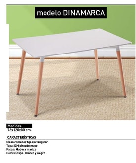 Mesa Rectangular 120CM Color