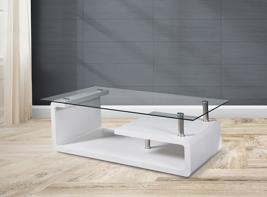 Mesa Centro Tapa Cristal
