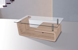 Mesa Centro Tapa Cristal miniatura 1