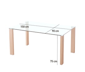 Mesa Comedor Fija Tapa miniatura 4