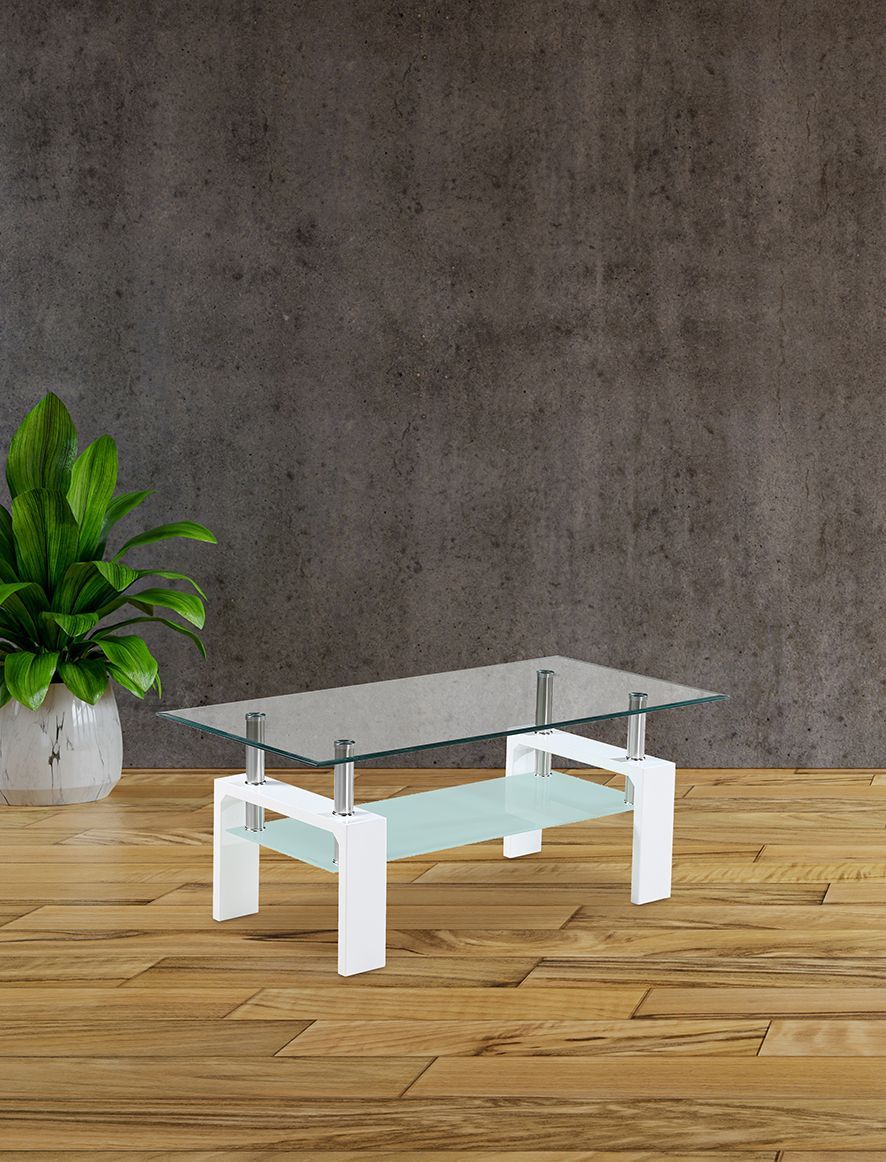 Mesa Centro Tapa Cristal