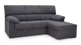 Chaise Longue 3 Plazas Color Gris miniatura 1