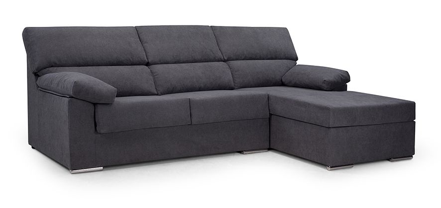 Chaise Longue 2 Plazas Color Gris
