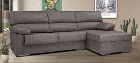Chaise Longue Color Gris miniatura 1