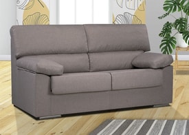 Sofá 3 Plazas Color Gris miniatura 1