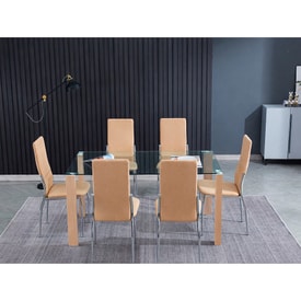 Conjunto Mesa Cambria 6 Sillas Color