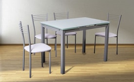 Conjunto Mesa Cocina 4 miniatura 2