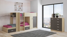 Dormitorio Juvenil Madera Y