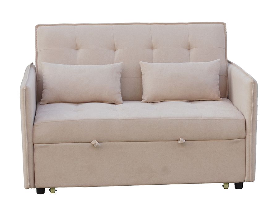 Sofá 2 Plazas Color Beige
