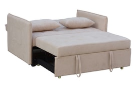 Sofá 2 Plazas Color Beige miniatura 3