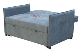 Sofá 3 Plazas Color Gris miniatura 6