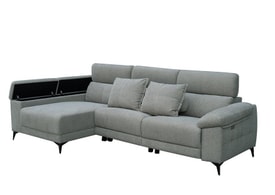 Chaise Longue 2 Plazas Color Gris miniatura 2