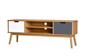 Mueble Tv 2 Puertas Blanco miniatura 5
