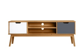 Mueble Tv 2 Puertas Blanco miniatura 6